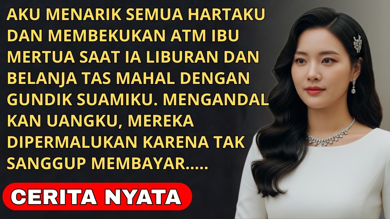 KUBEKUKAN ATM IBU MERTUA SAAT KUPERGOKI DIA LIBURAN DAN BELANJA BERSAMA GUNDIK SUAMI - RASAKANLAH...