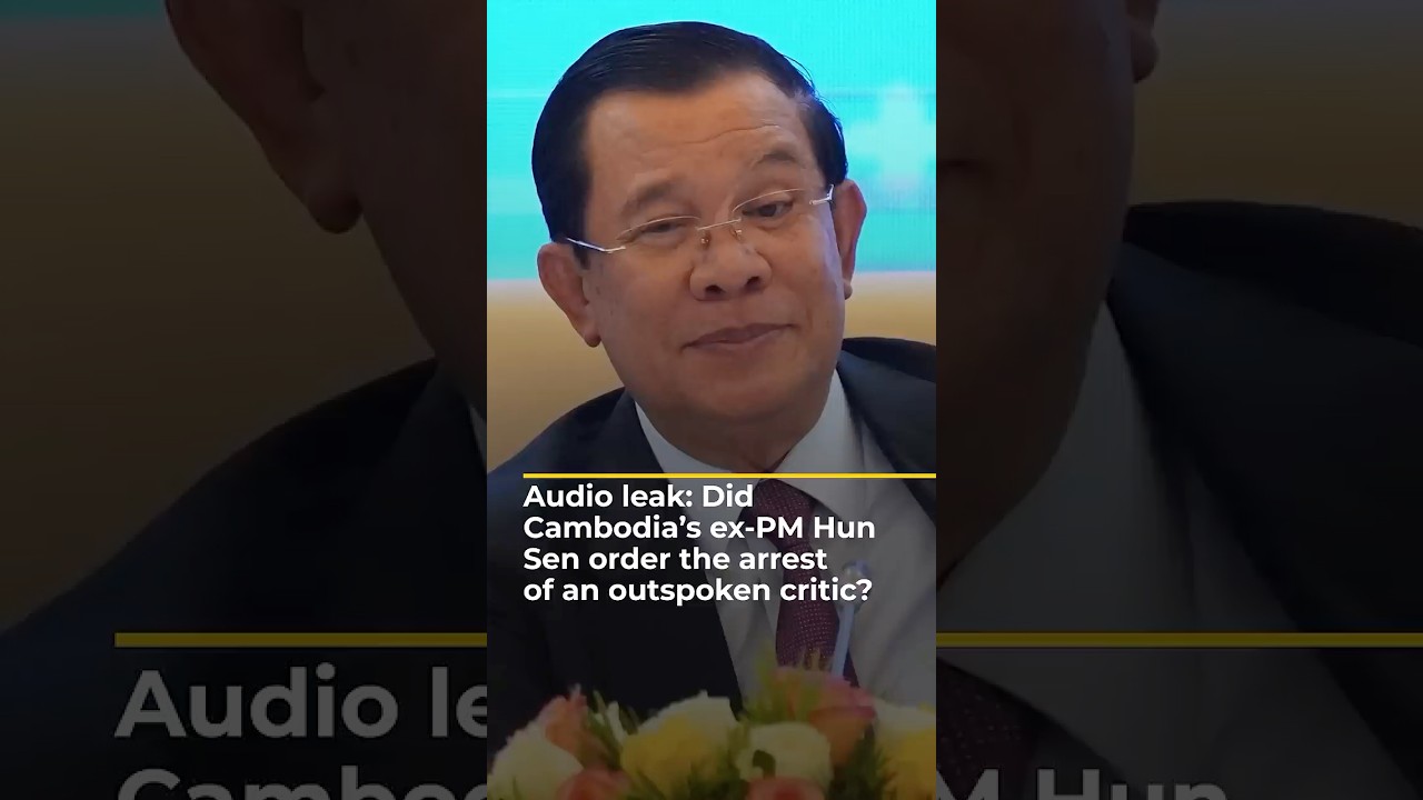 Audio leak: Did Cambodia&rsquo;s ex-PM Hun Sen order the arrest of an outspoken critic?| 101 East #shorts