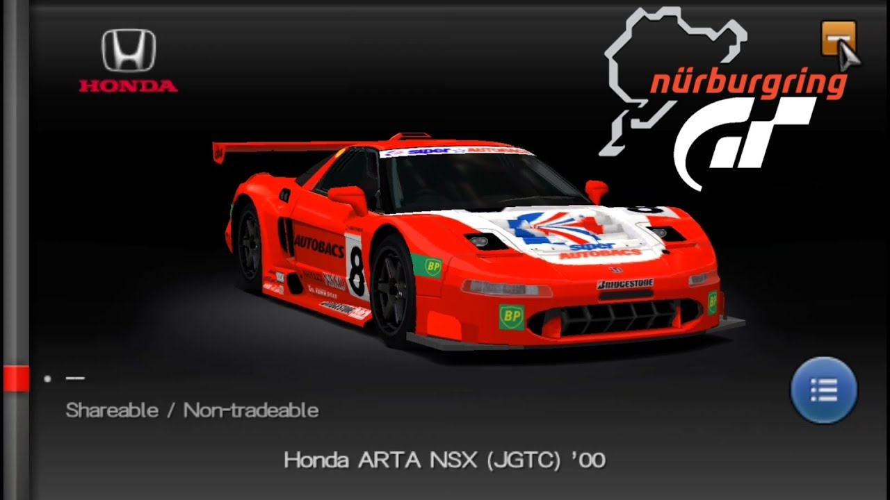 Gran Turismo PSP - Honda Arta NSX (JGTC) '00 @ Nürburgring