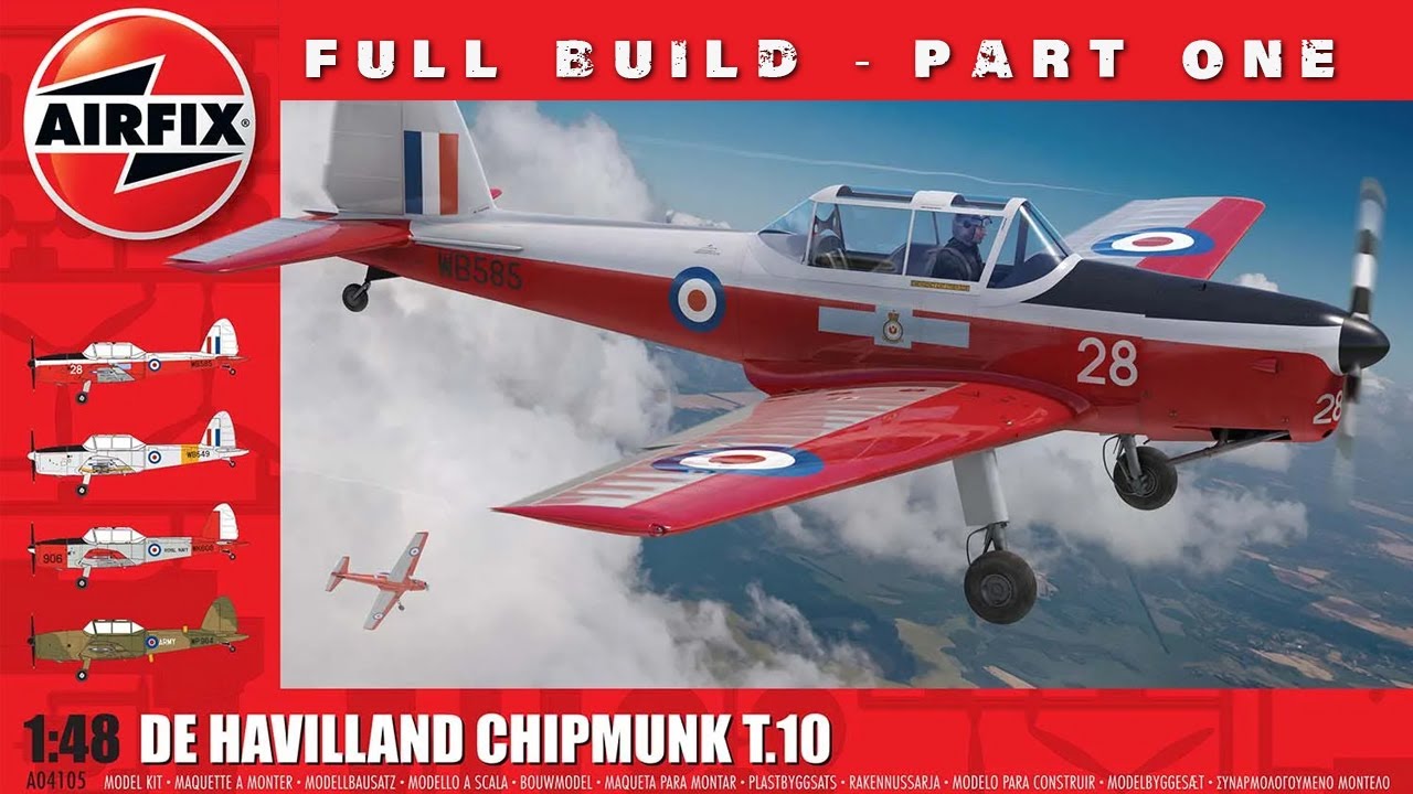 Airfix Chipmunk T10 1:48 - Full Build - Part 1