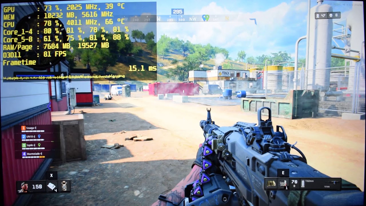 Call of Duty: Black Ops 4 - i7 920 - GTX 1080 Ti - 1440p Test