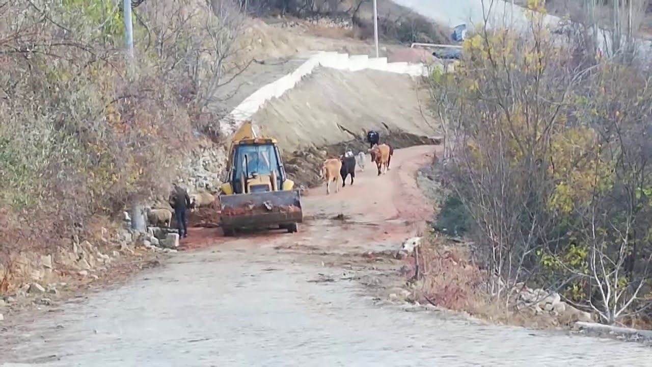 Günlüce Köyü yol bağlantı çalışmaları