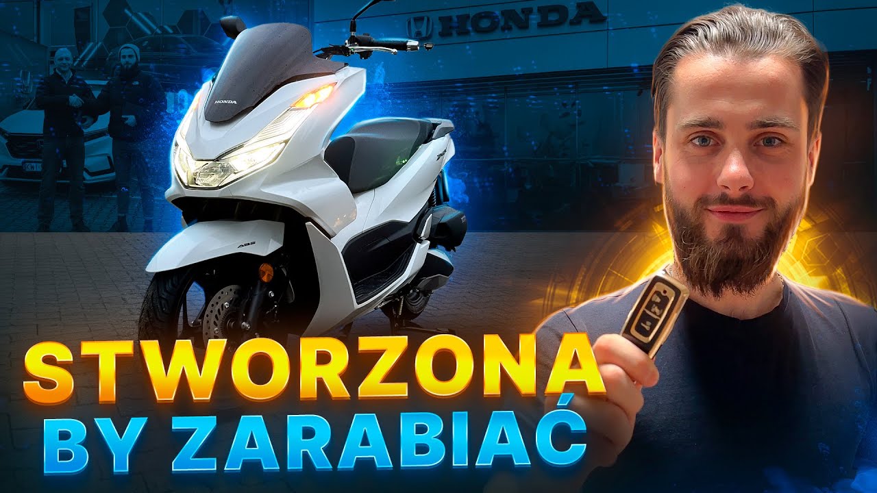 HONDA PCX 125 2023. WYMARZONA MIŁOŚĆ. DORYWCZA PRACA W GLOVO. WARSZAWA.