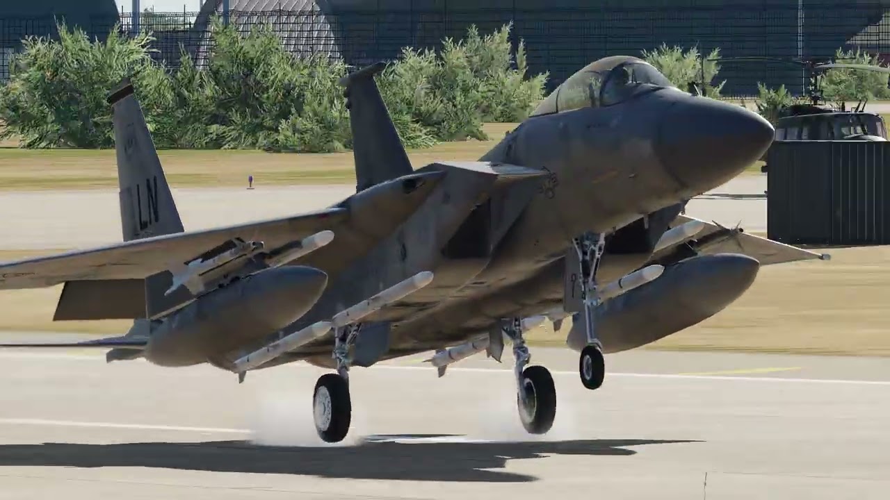 DCS Virtual Incirlik RIAT USAF F-15 Arrival