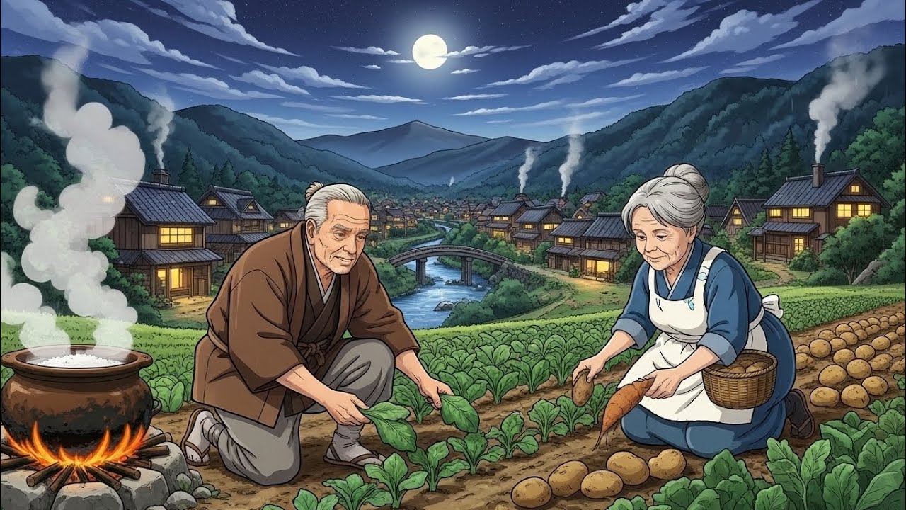 Peaceful Mountain Village Daily Life 🌿 | Ghibli Inspired ASMR Rain & River
