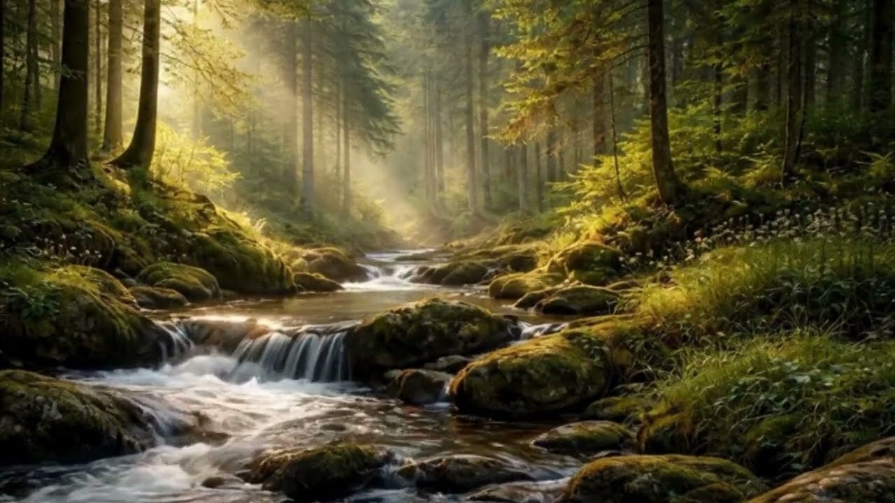 2 – Silent Forest Breathing - 63 Min. Calm Forest Stream Meditation Music  Deep Relaxation & Sleep