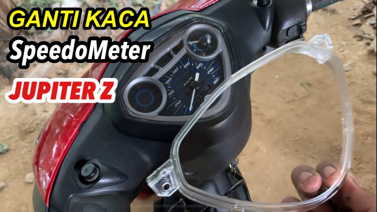Cara Ganti kaca spedometer motor jupiter
