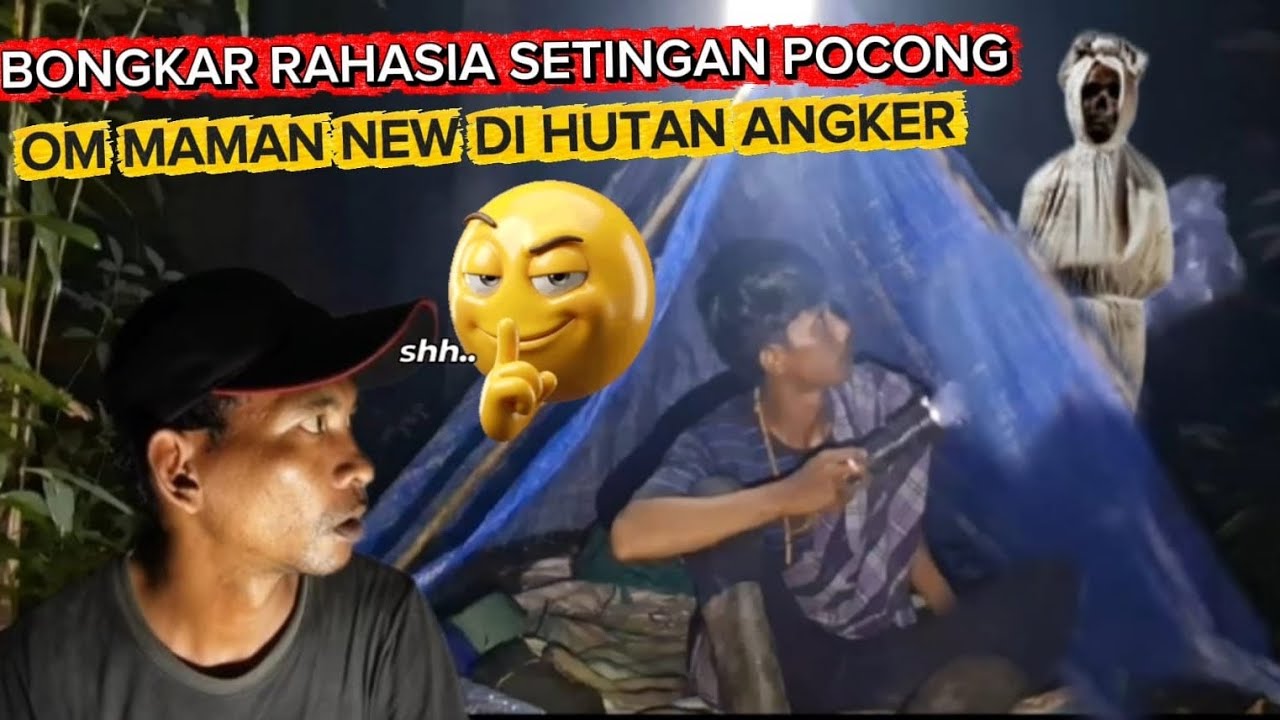 CAMPING HOROR: BEGINI RAHASIA POCONG SETINGAN CAMPING HOROR( Itu setingan)
