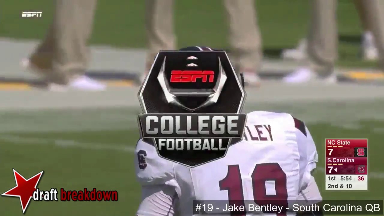 Jake Bentley (South Carolina QB) vs NC State 2017