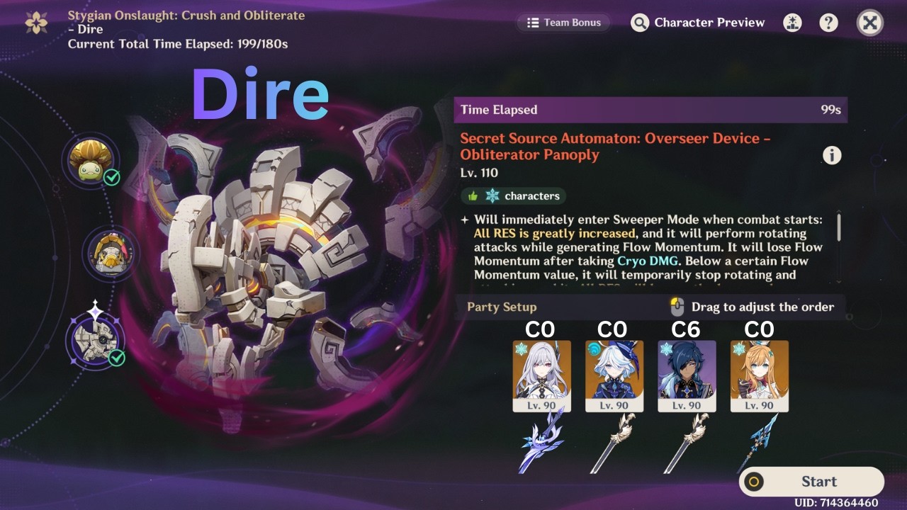 C0R1 Skirk Dire Automaton 99s