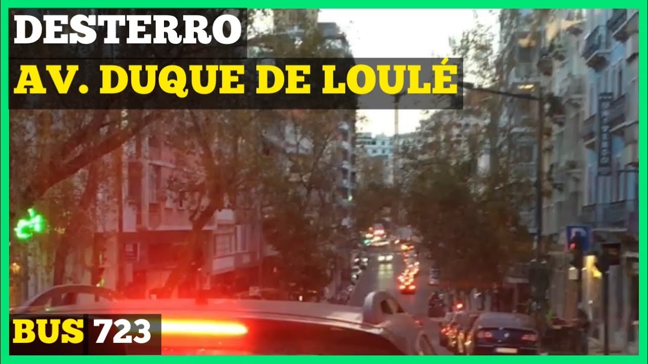 Lisbon, Bus 723 ride from Desterro to Avenida Duque de Loul&eacute;