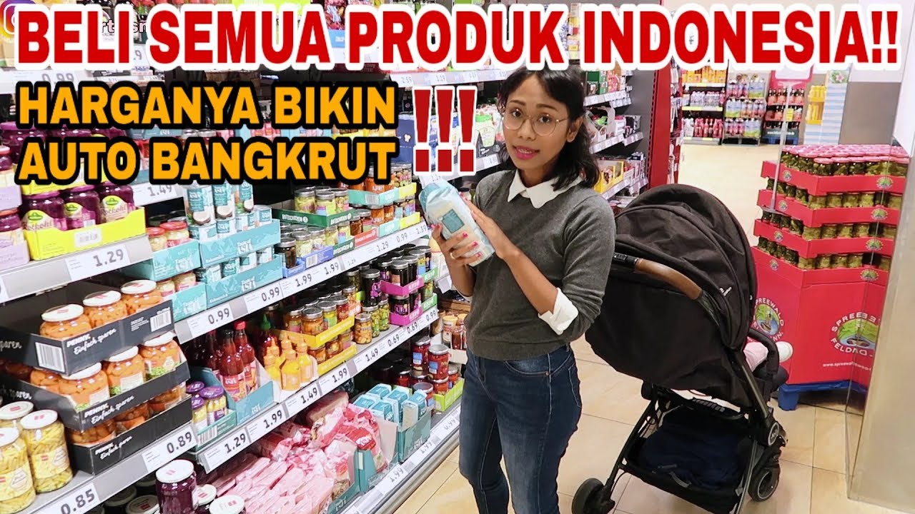 CARI & BELI SEMUA PRODUK INDONESIA DI SUPERMARKET JERMAN 🤩 YG BUKAN TIDAK DIBELI!!