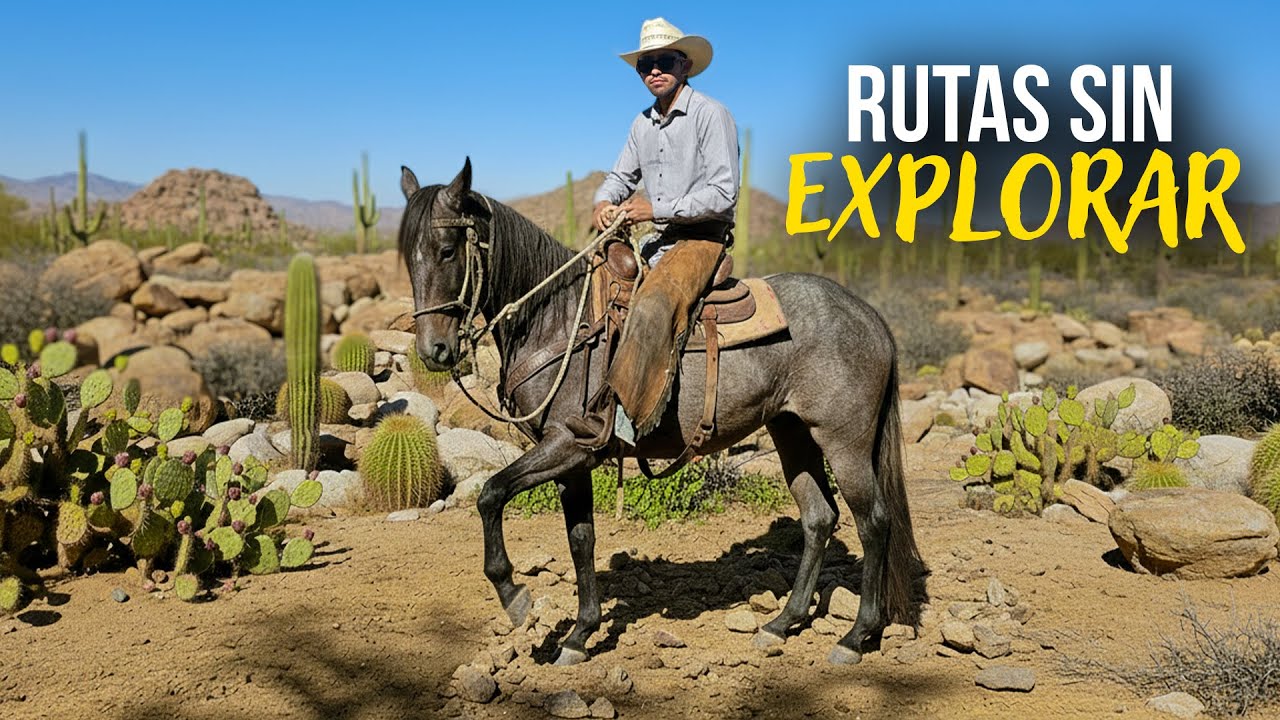 Explorando RUTAS rocosas y lejanas, a puro caballo en Sonora