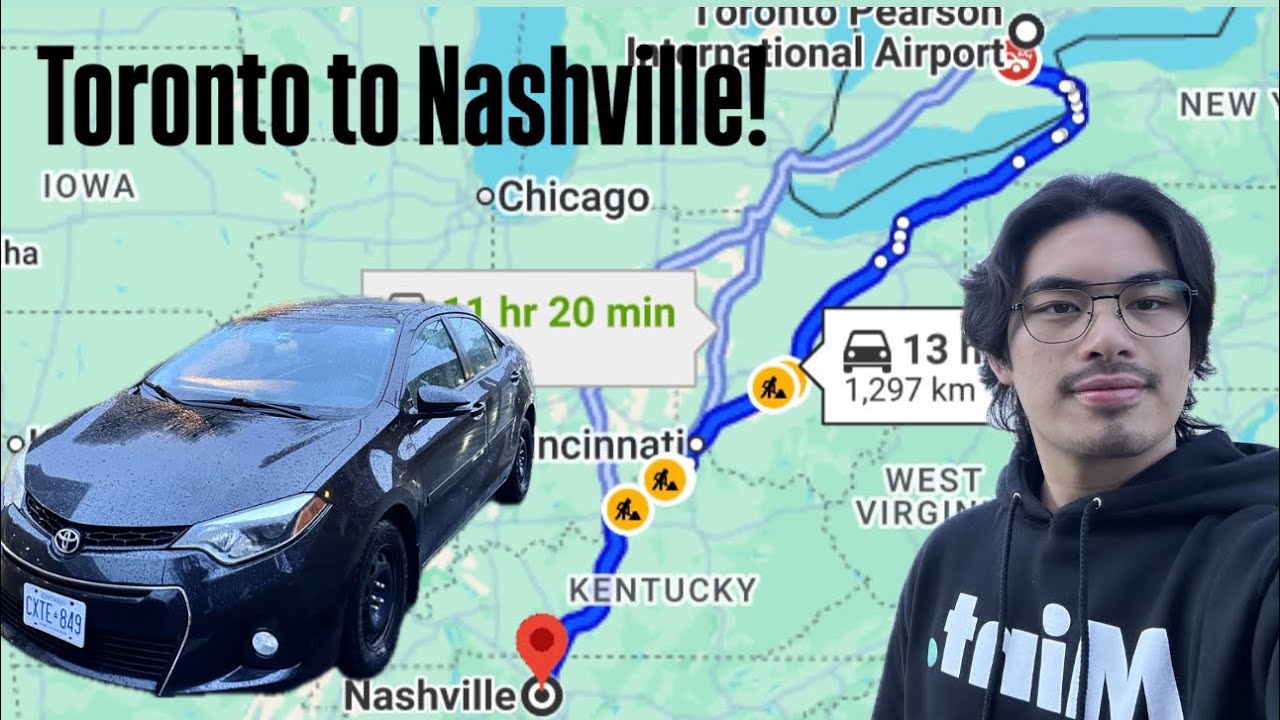 ROADTRIP FROM TORONTO TO NASHVILLE!!