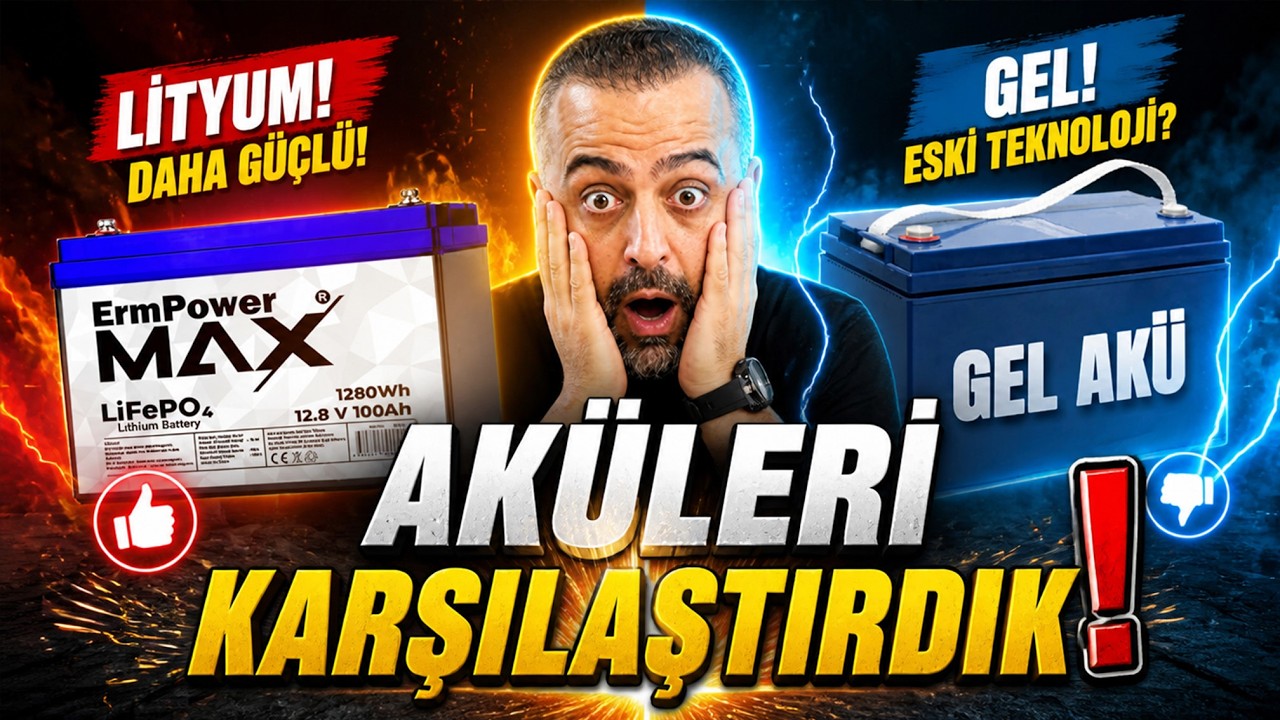 Satıcılar Bunu Söylemez! LiFePO4 Akü ile Jel Akü Arasındaki Gerçekler