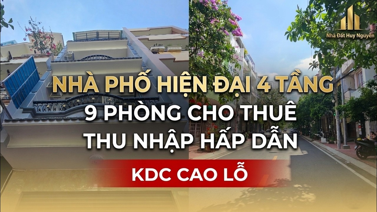 Mặt tiền kdc Cao Lỗ 9 PN thu nhập hấp dẫn