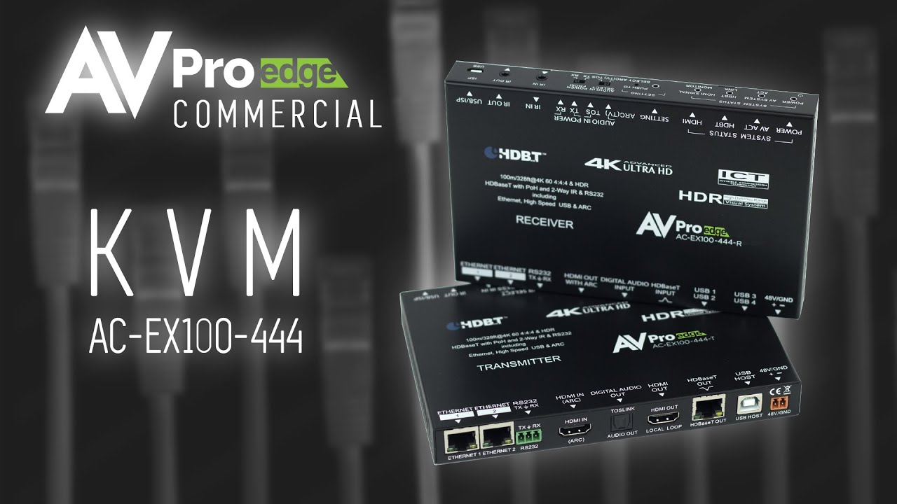 KVM (Keyboard Video Mouse) Extension with AVPro Edge