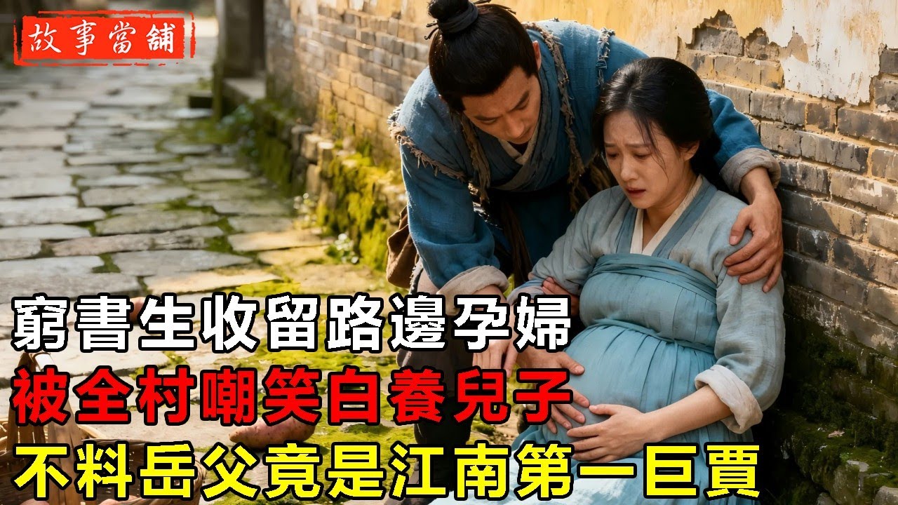 窮書生收留路邊孕婦，被全村嘲笑白養兒子，不料岳父竟是江南第一巨賈| 民間故事 | 故事當舖