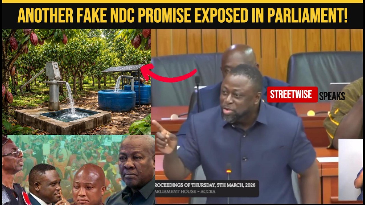 Ghana Cocoa Farmers Betrayed Again — NDC Promises Exposed in Parliament by NPP MP