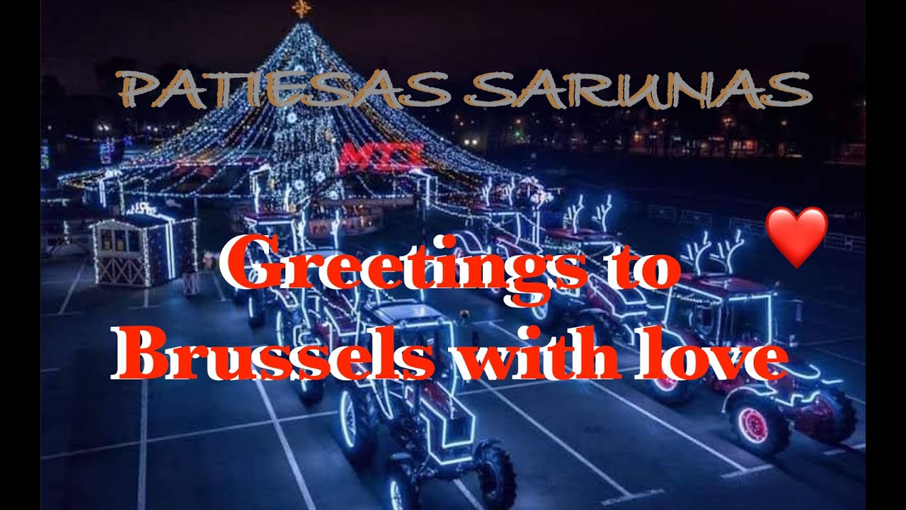 Greetings to Brussels with love ❤️  Ziemī&scaron;i Briselei Sveicieni Saulgriežos! ❄️ 21.12.2025.