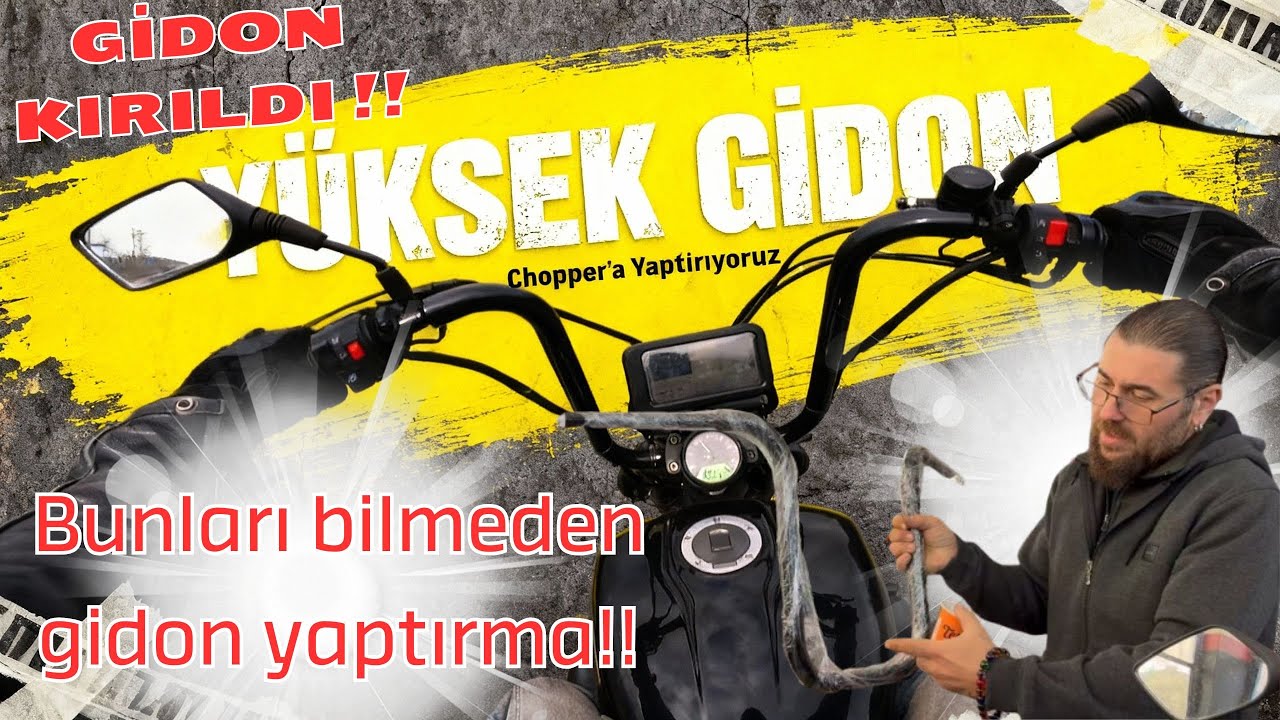 CHOPPER YÜKSEK GİDON YAPTIRMA || GİDON ALIRKEN DİKKAT EDİLMESİ GEREKENLER || CHOPPER MOTOVLOG