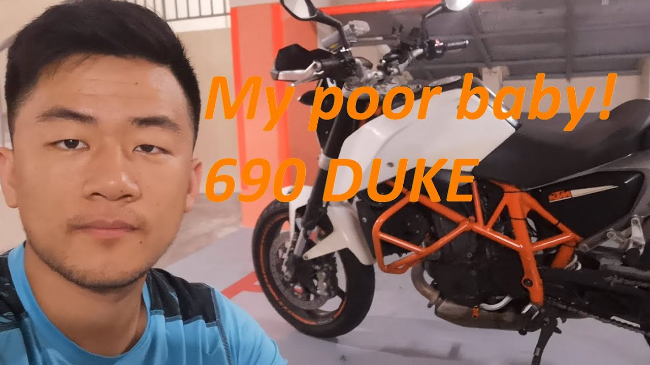 Only you can take care your bike - KTM 690 Duke valve clearance service, sparkplug & coolant change