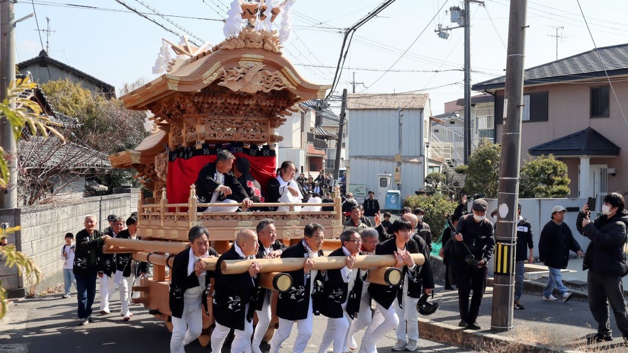 2026.2/21　茱萸木北　修理入魂 お披露目曳行
