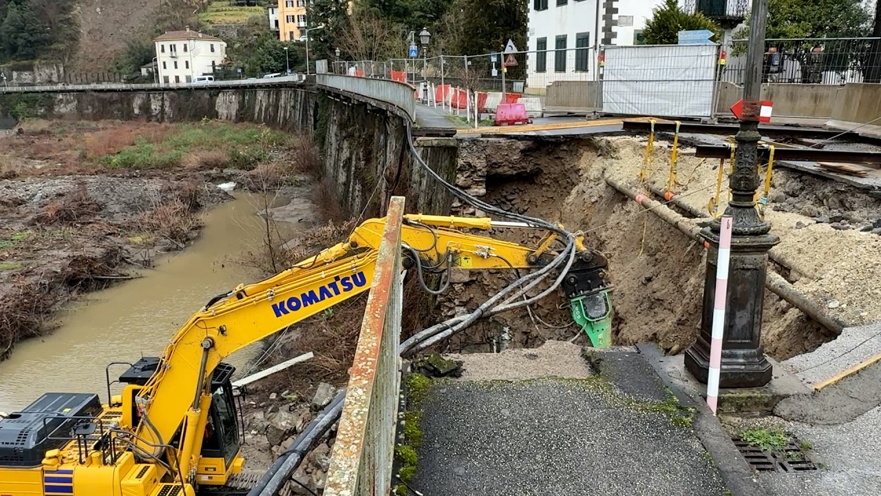 Ponte a Serraglio, spunta l'ipotesi sulle cause della maxi frana
