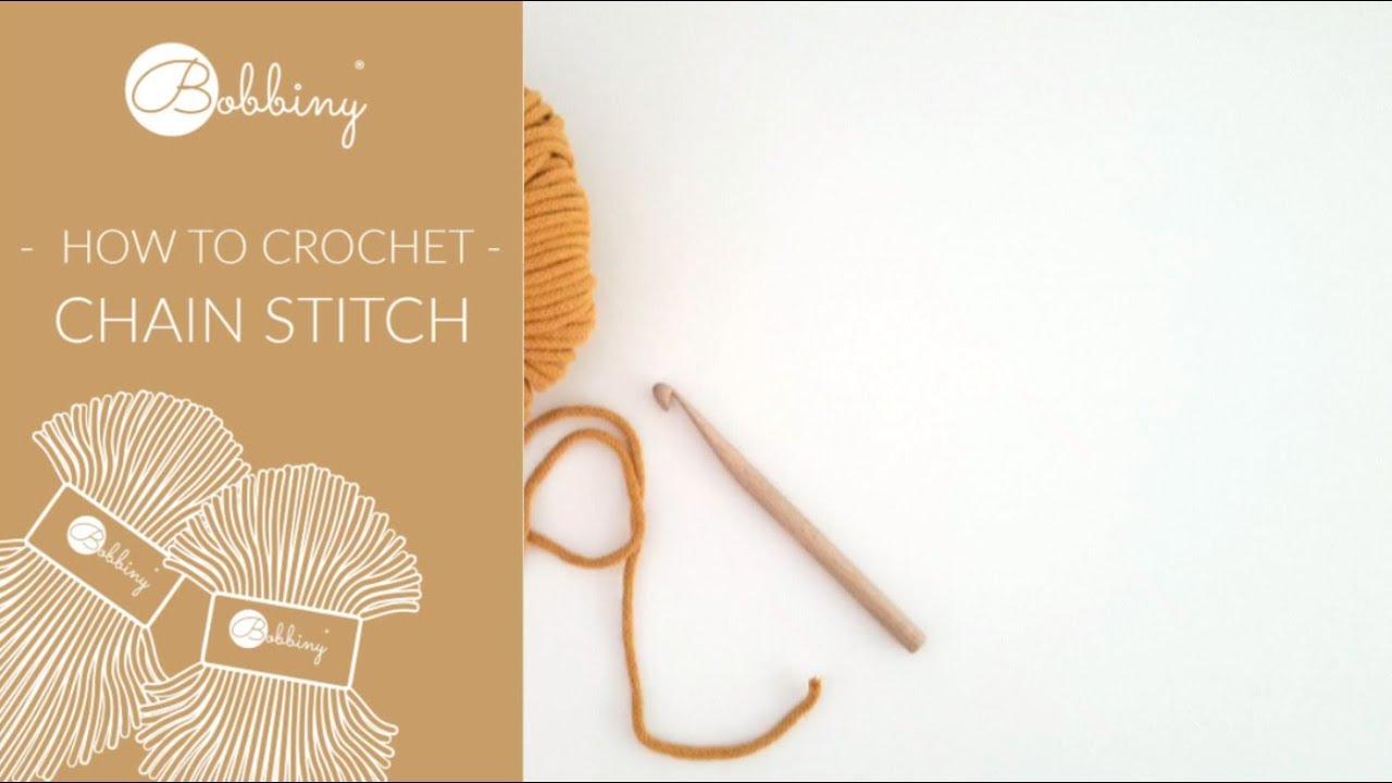 How to crochet chain stitch - Bobbiny