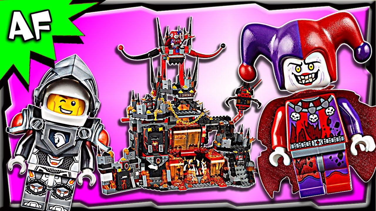 Lego Nexo Knights Jestro's VOLCANO LAIR 70323 Stop Motion Build Review