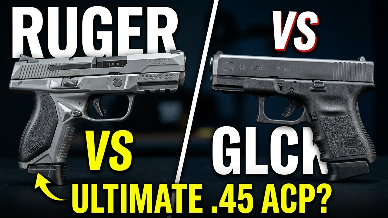 Ruger American Compact .45 против Glock 36