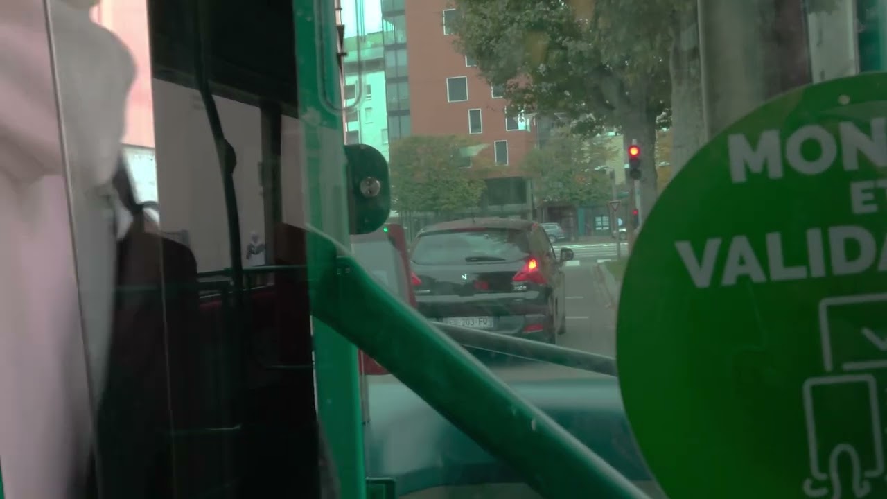 Strasbourg FRANCE Bus 57  Part 1(2  Départ Kibitzenau - Destination Blaesheim  12-10-22