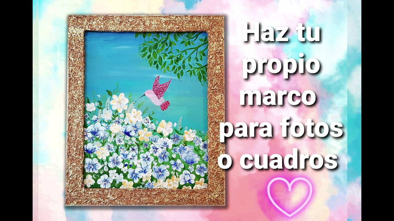 C&oacute;mo hacer un marco para retrato o cuadro