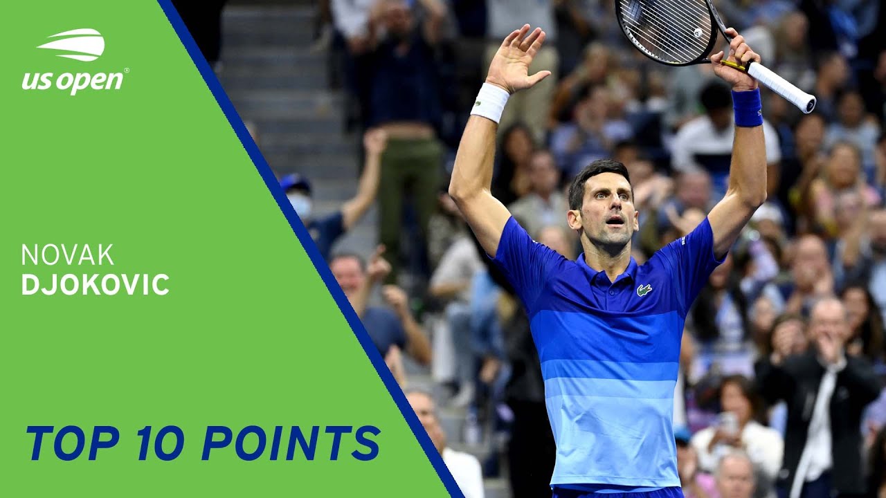 Novak Djokovic | Top 10 Points | 2021 US Open