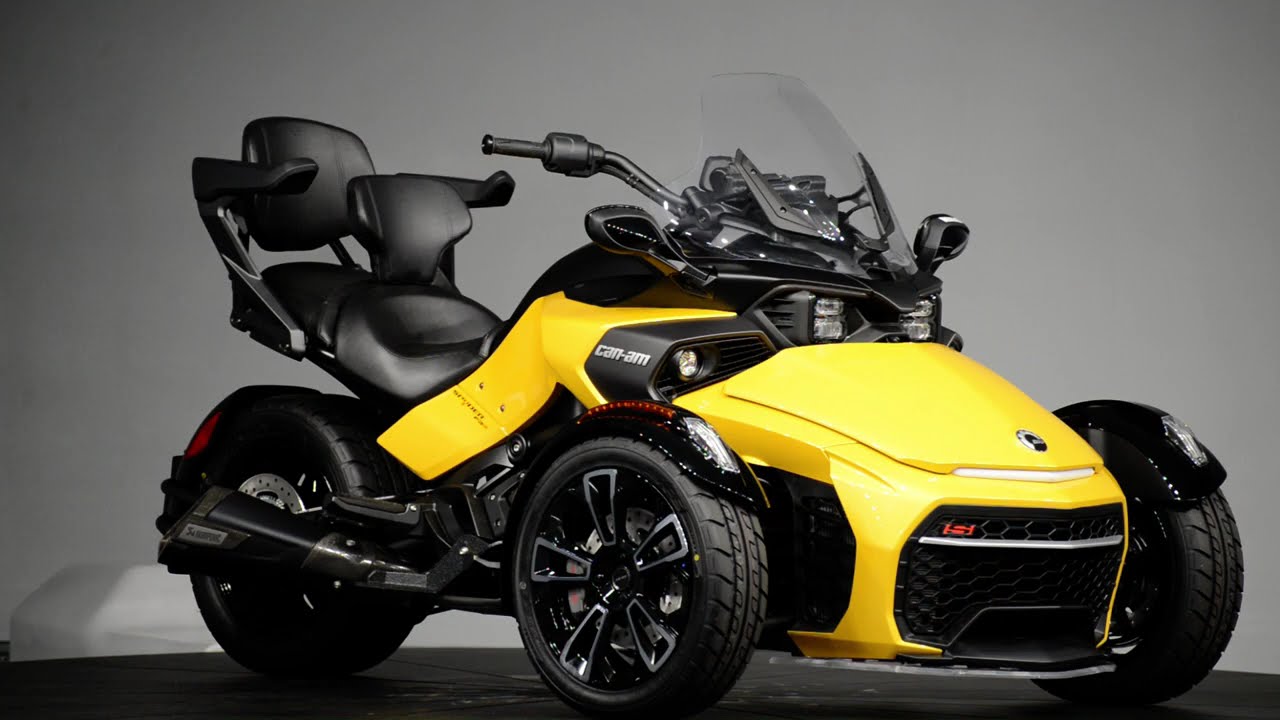 NEW 2026 Can-Am Spyder F3-S (Circuit Yellow Metallic) | 360&deg;