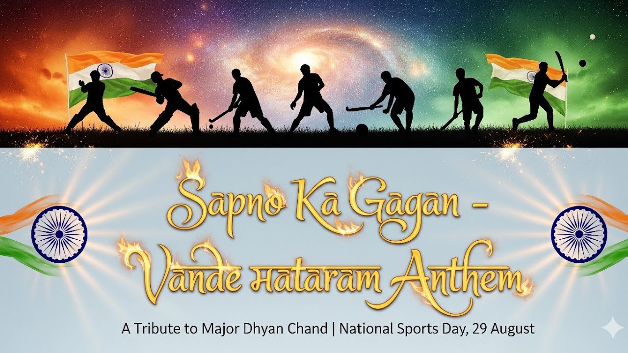 🔥 Sapnon Ka Gagan – Vande Mataram GenZ Anthem | Garv Mein Jeevan | National Sports Day Tribute
