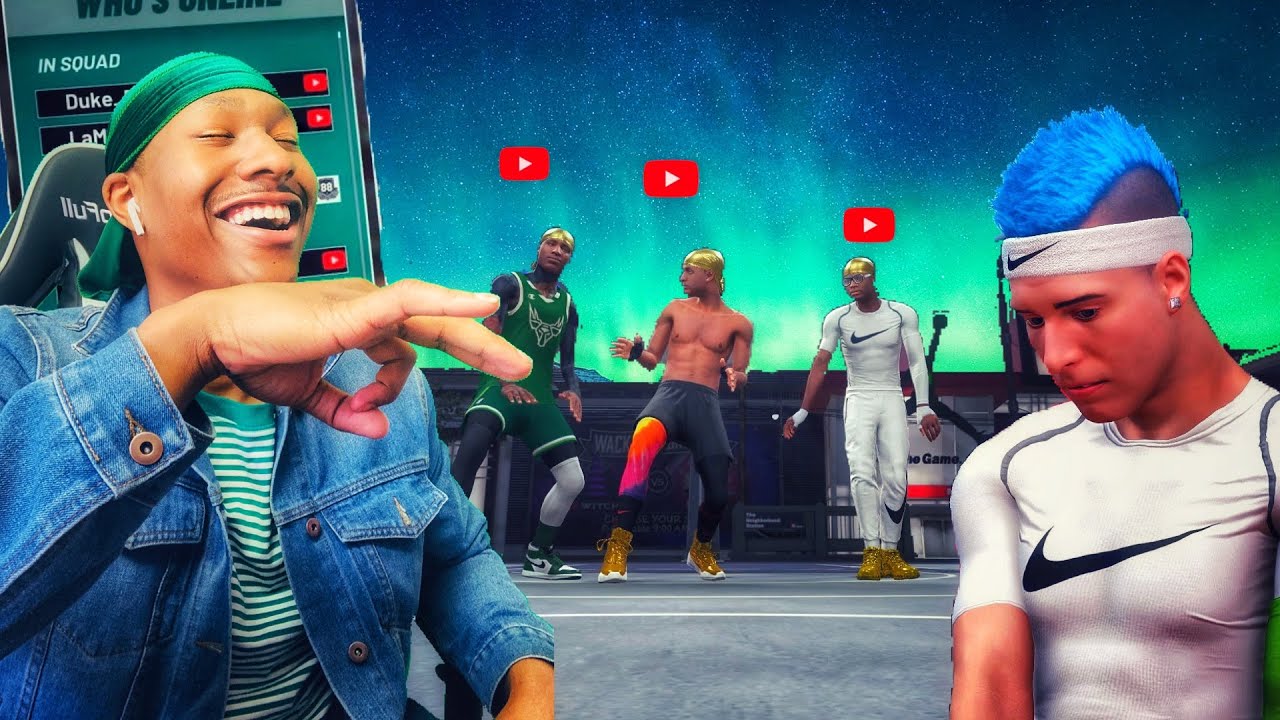 2 VERIFIED YOUTUBERS join Durag Gang for a day on NBA 2K19! FT ImDavisss and Lamonsta! Best Build!