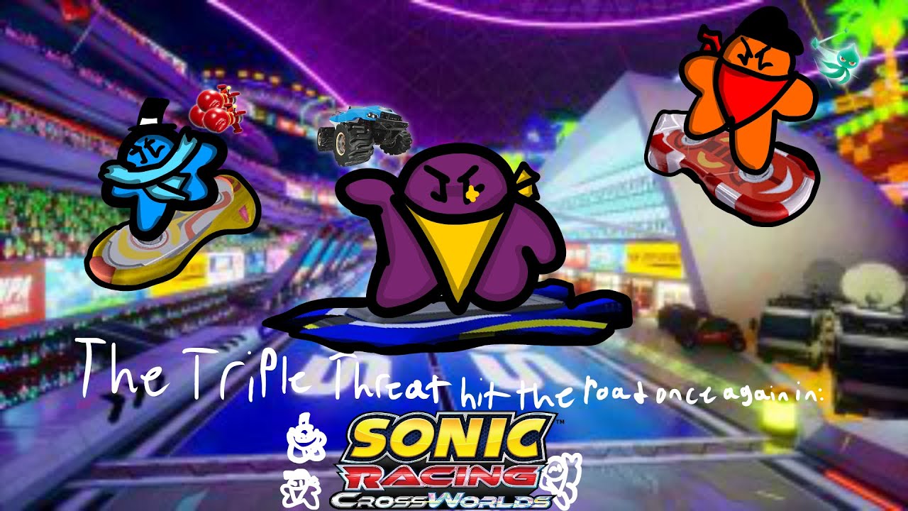 Playing Sonic Racing: CrossWorlds Pac-Man Festival