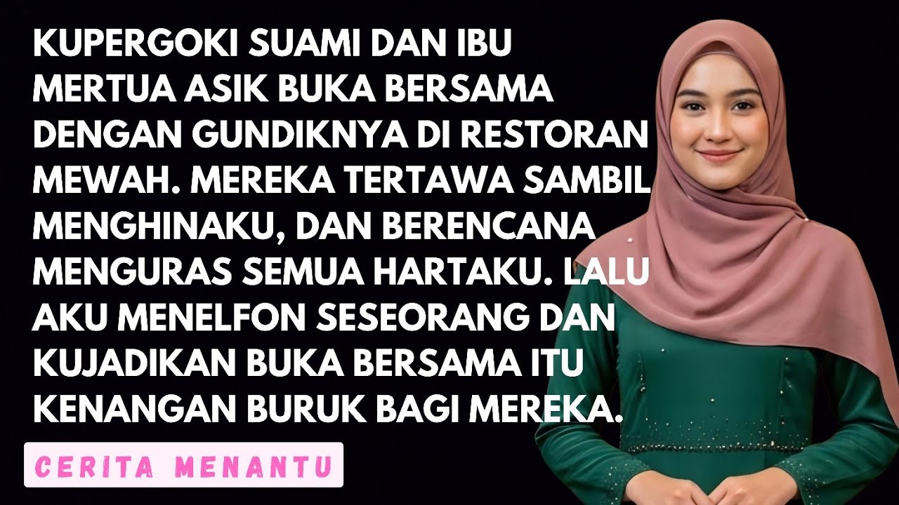 SUAMI DAN MERTUA ASIK BUKA BERSAMA DENGAN GUNDIKNYA - TAPI 1 PANGGILAN MENGUBAH SEGALANYA, KARENA..
