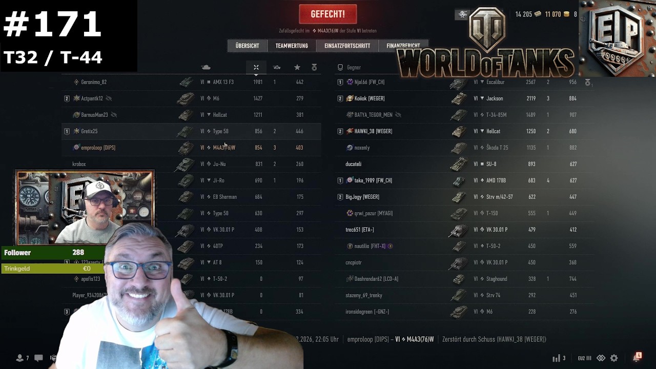 Road to Tier X - Mit Zug & Zirkus durch World of Tanks!