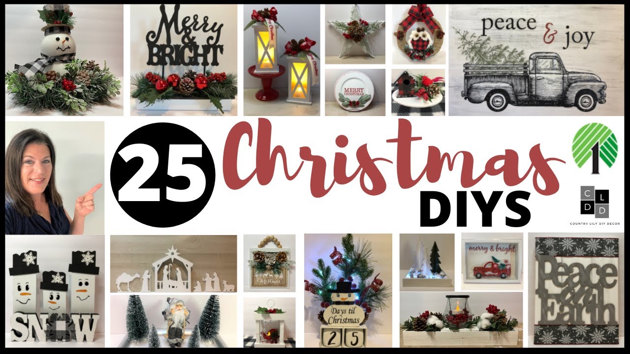 25 Dollar Tree Christmas Diys/Mega Christmas Diys Video