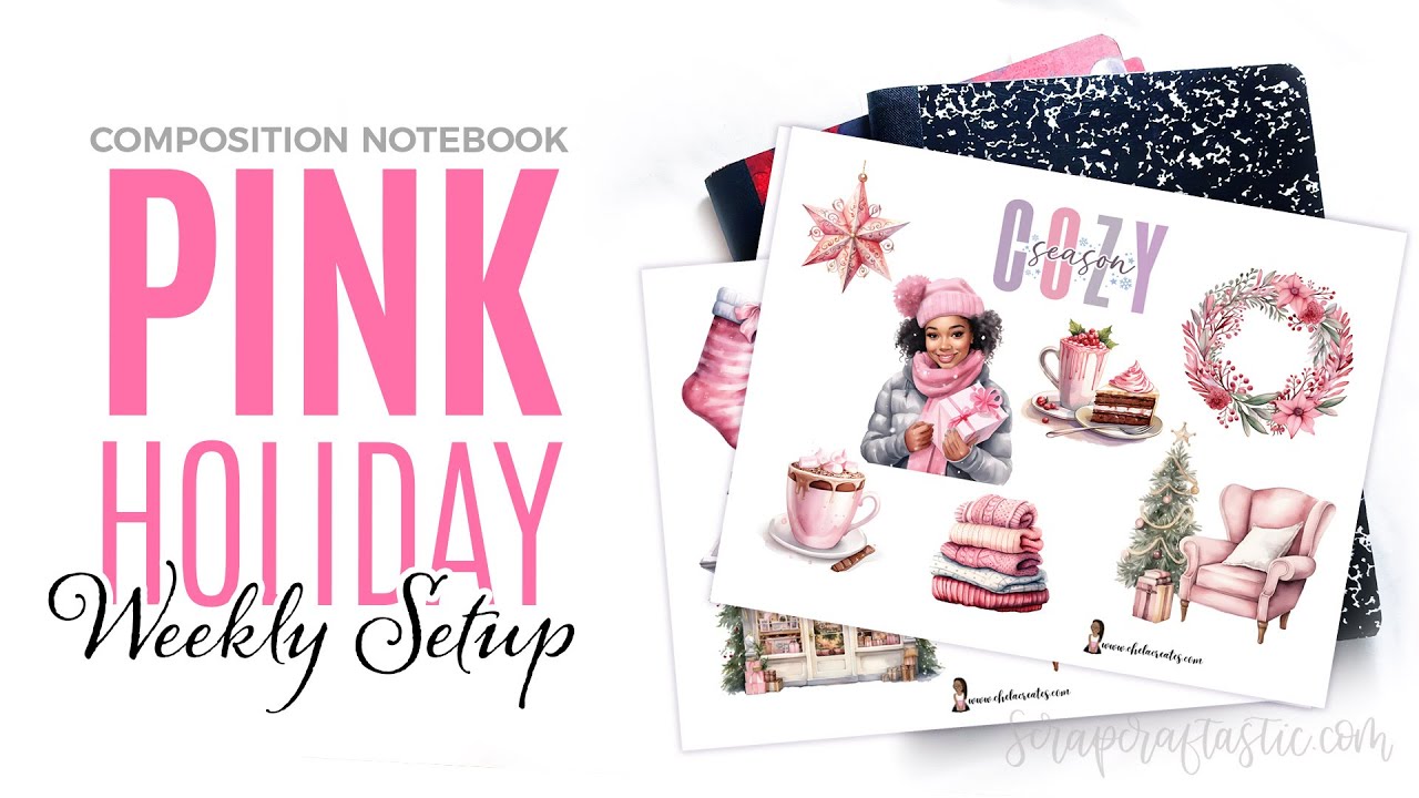 Let's Have FUN with Printable Stickers Happy Planner Style Spread
