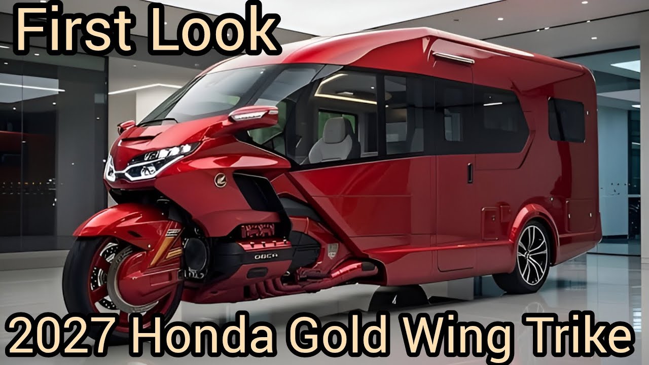 New 2027 Honda Gold Wing Trike Camper – A Tiny Home on Three Wheels