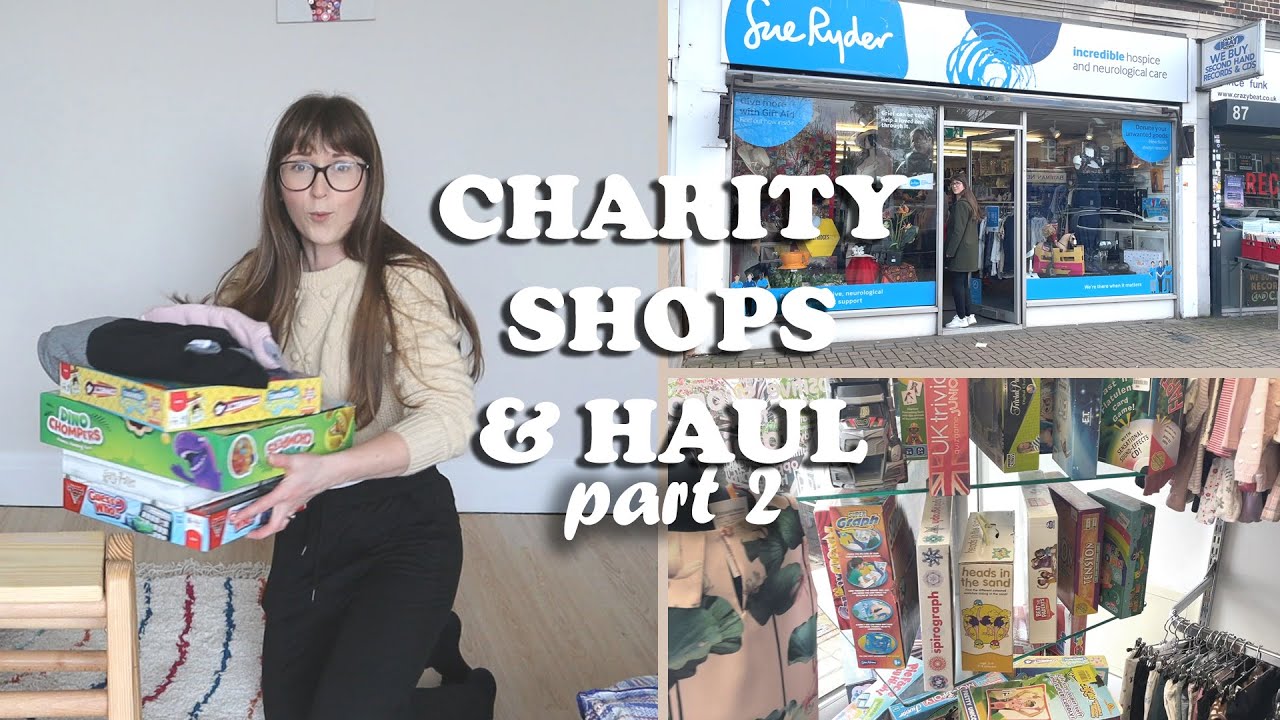 CHARITY SHOP & HAUL | THRIFTING KIDS TOYS & BOARD GAMES | PART 2