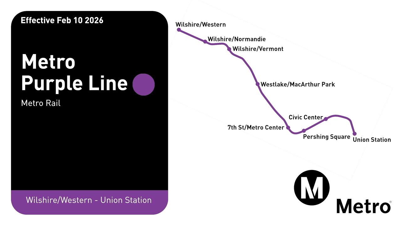LA Metro Purple Line Wilshire/Western - Union Station eastbound full ride 💜
