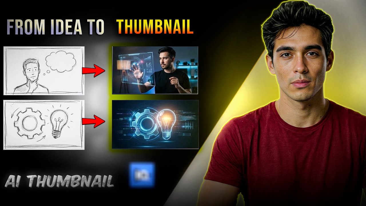 This AI Turns Sketches Into Viral YouTube Thumbnails (Real Test)
