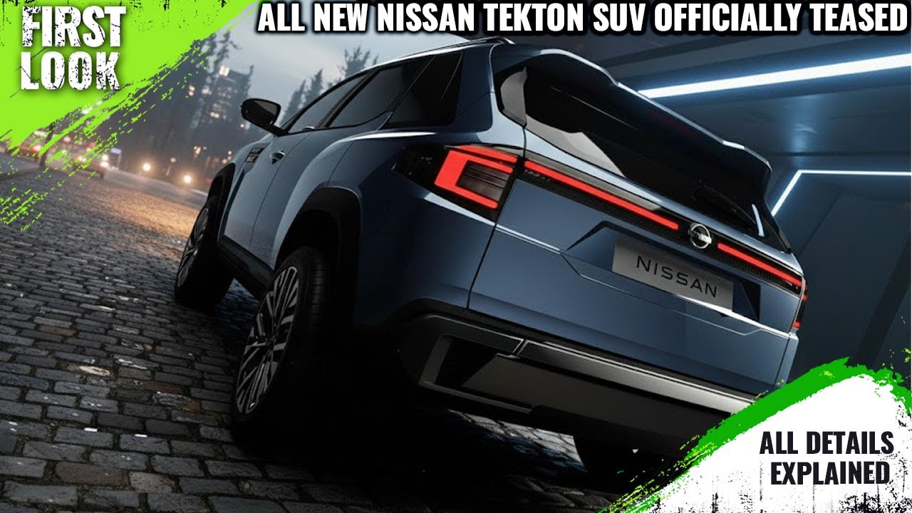 All-New Nissan Tekton SUV Officially Teased - All Details, Spec, Features, Engine And More Details