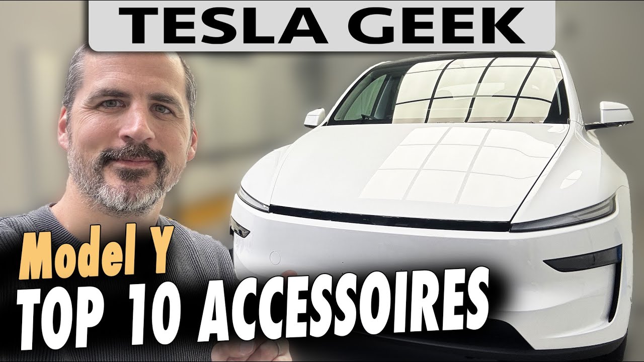 10 Accessoires incontournables pour le TESLA Model Y 2025 Juniper