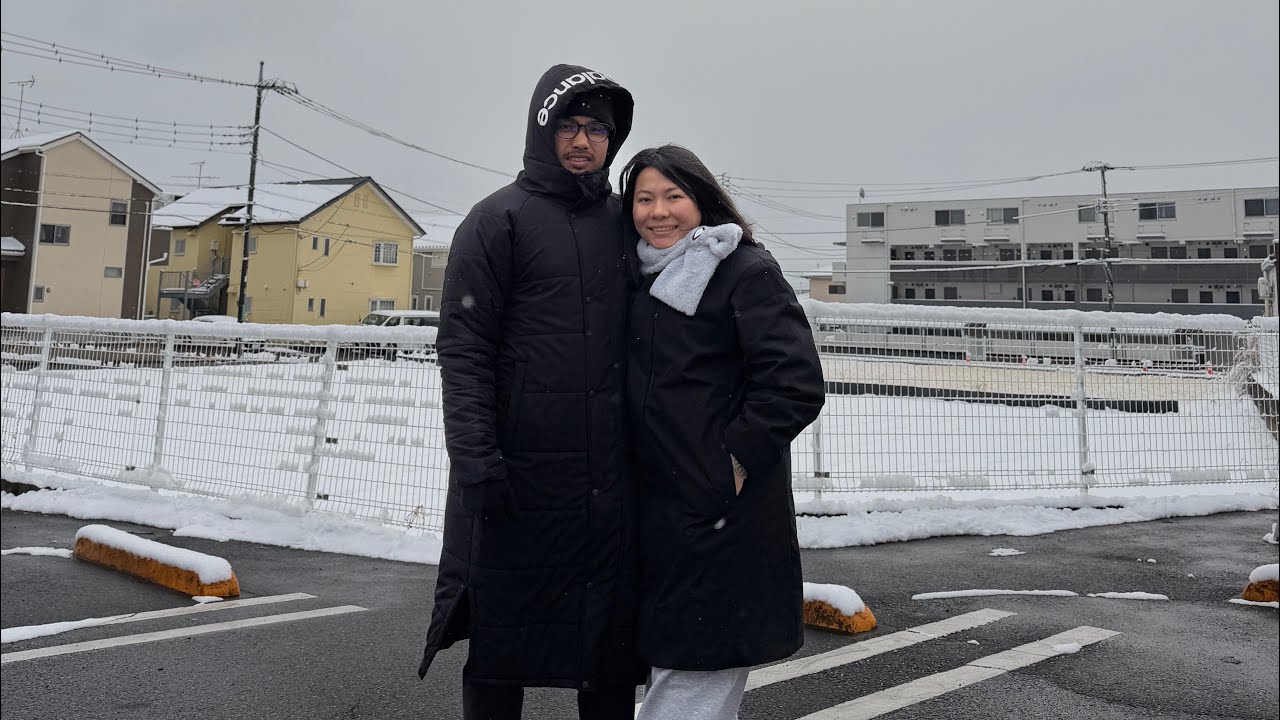 Our Snowy Day in Tokyo ❄️ A Magical Day with Family & Friends🥳2nd time snow But This Was Amazing!😻 