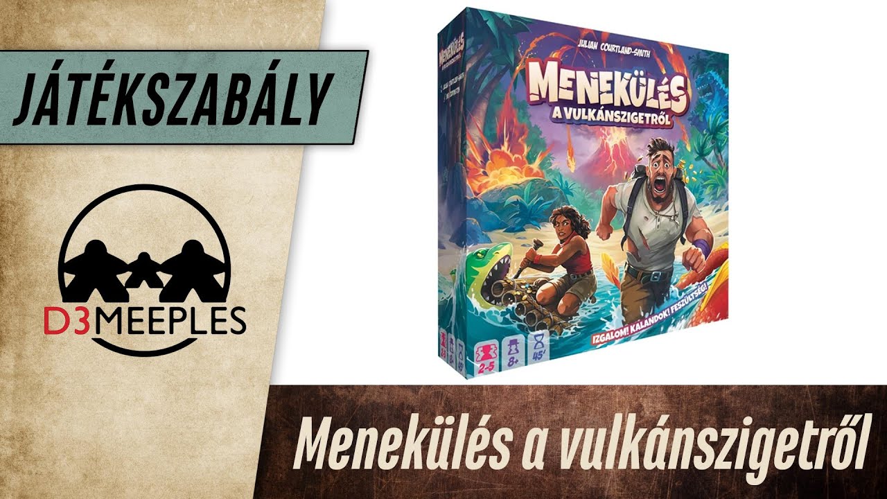 JÁTÉKSZABÁLY: MENEKÜLÉS A VULKÁNSZIGETRŐL